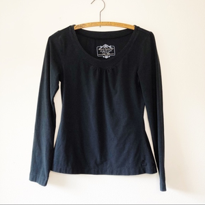 Womens Royal Robbins‎ long sleeve black tee t-shirt Small